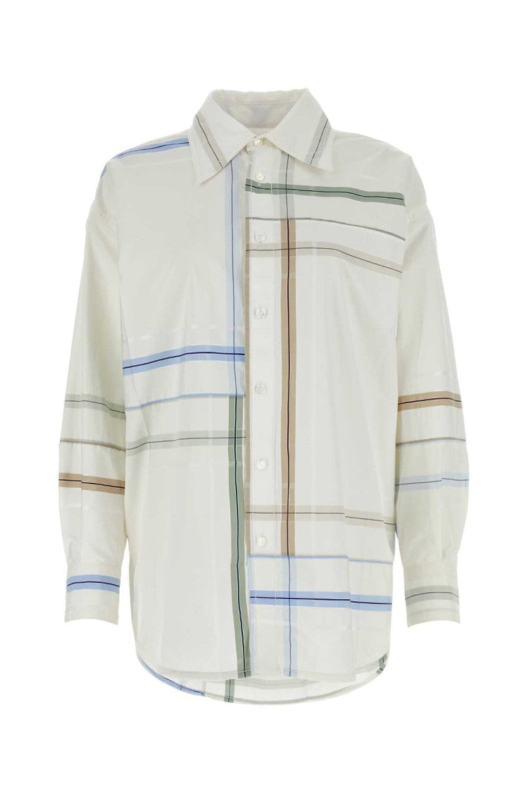Bottega Veneta Embroidered Poplin Shirt