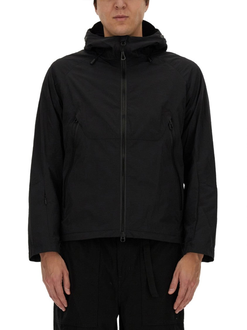 Jg1 Textured Nylon Hooded Jacket