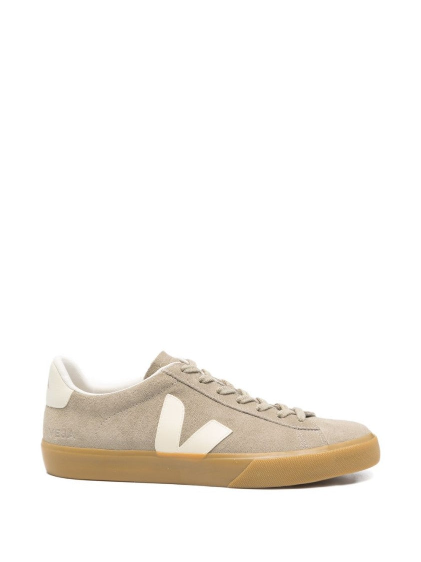 Veja Black Low-Top Suede Gum Sole Sneakers