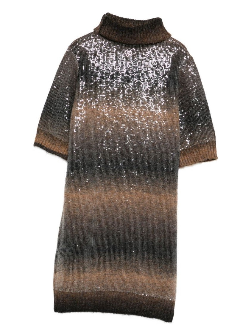 Liu Jo Gradient Sequin Knit Top