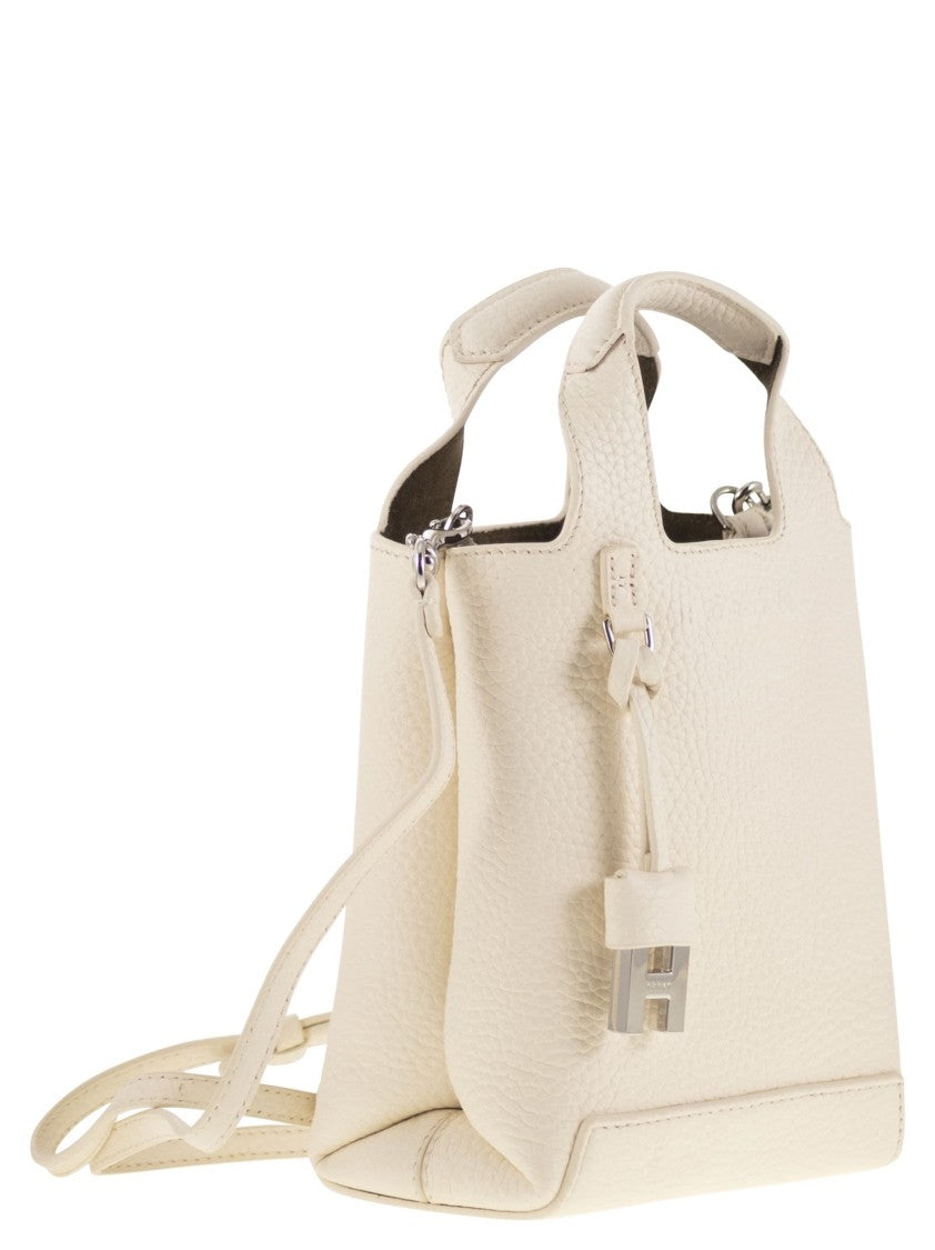 Hogan H01r - Handbag In Hammered Leather