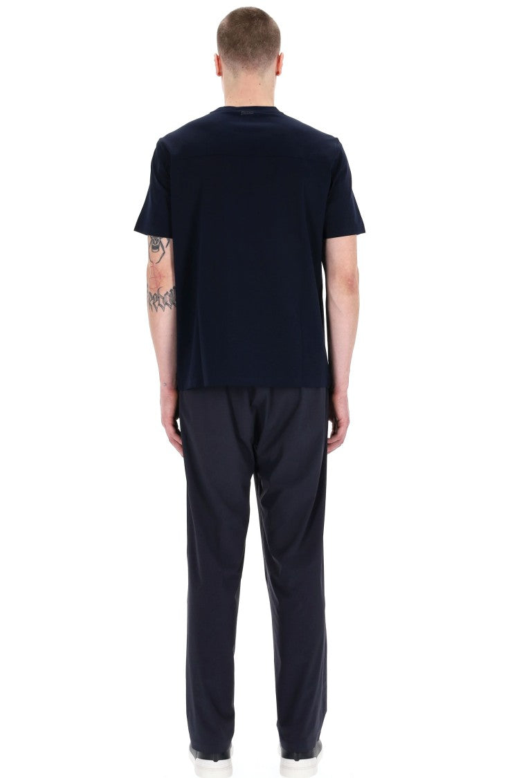Herno Cotton T-Shirt With Thermo Taping