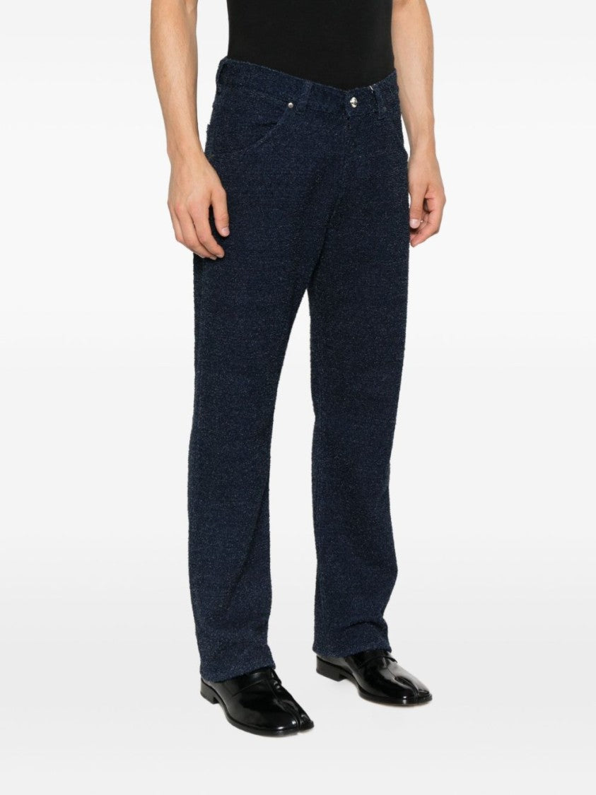 Vivienne Westwood Textured Deep Blue Trousers