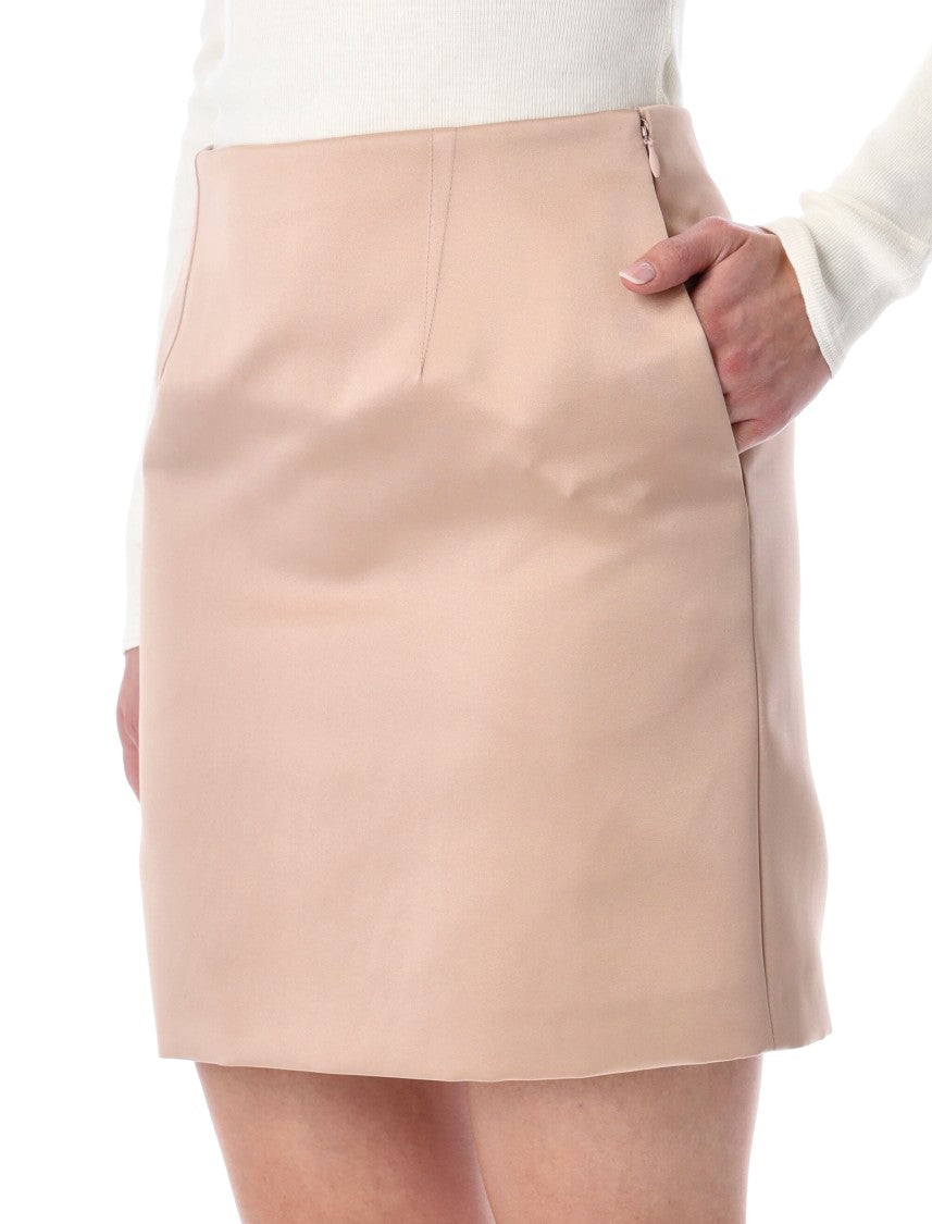 Chloé Chloé Short Pencil Skirt In Satin