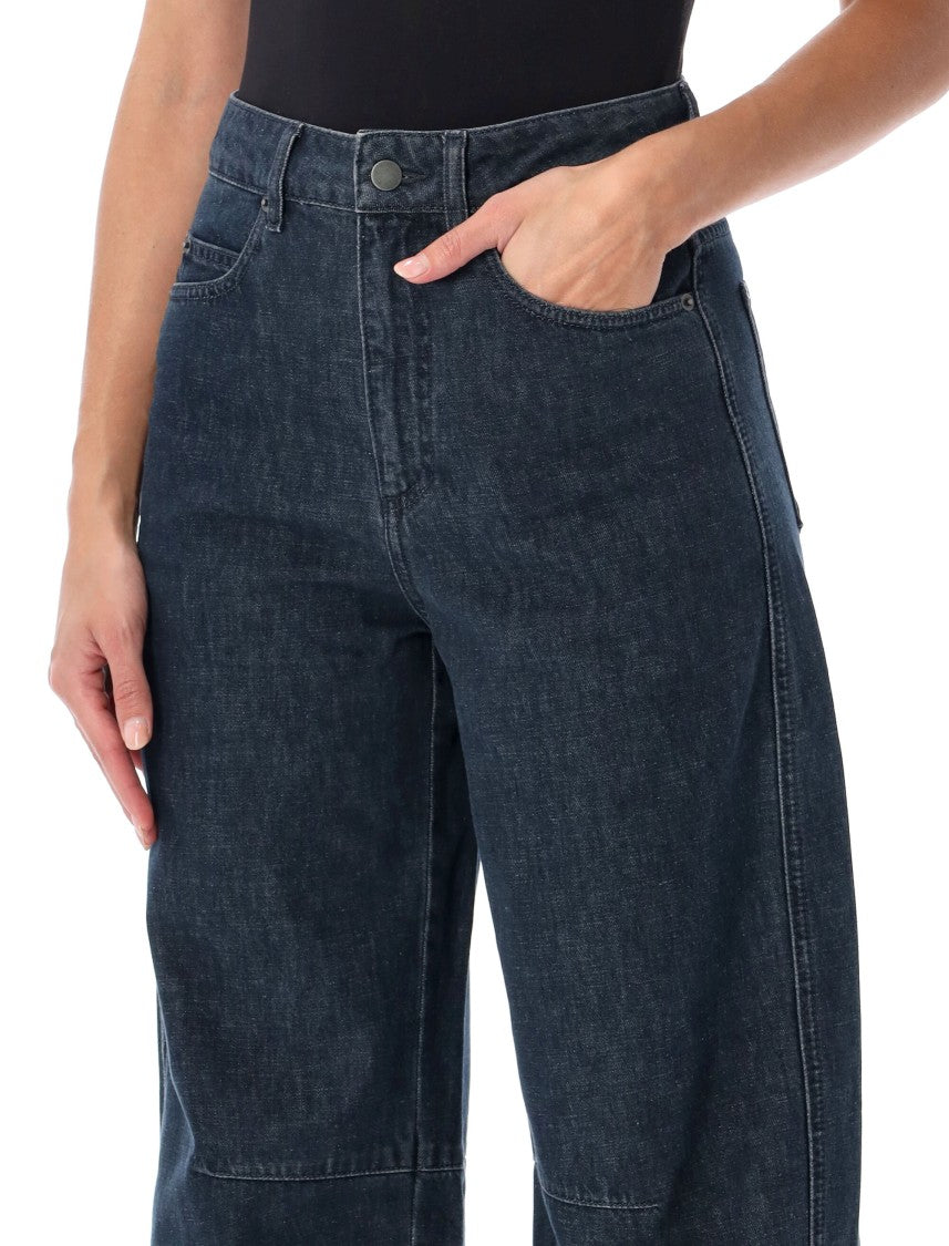 Soeur Eliot High-Waisted Wide-Leg Jeans