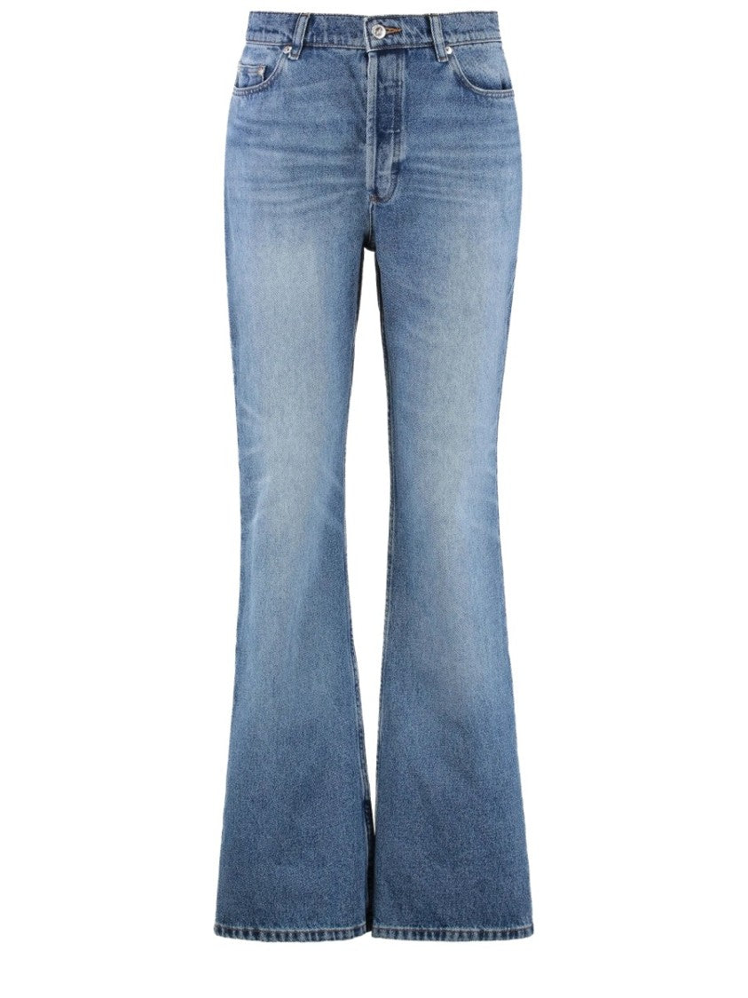 A.P.C. Romy Cotton Denim Flared Jeans