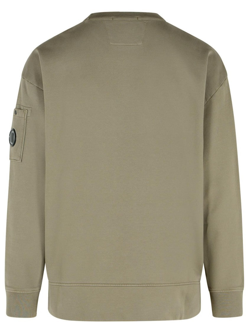 C.P. Company Emerized' Green Cotton Sweatshirt