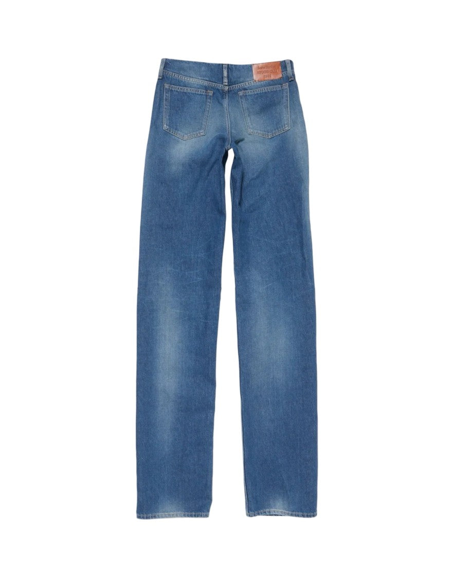 Acne Studios Relaxed Straight-Leg Denim Jeans With Vintage Wash Effect