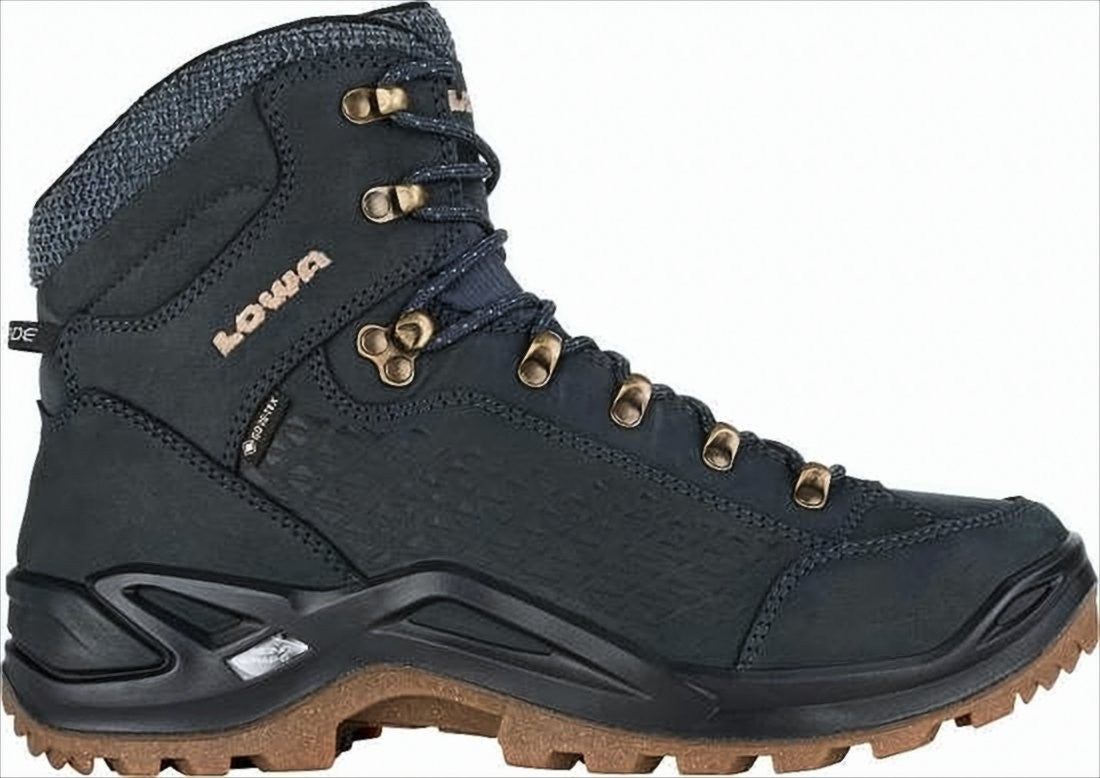 Lowa Rugged High-Top Nubuck Boot With Vibram Sole