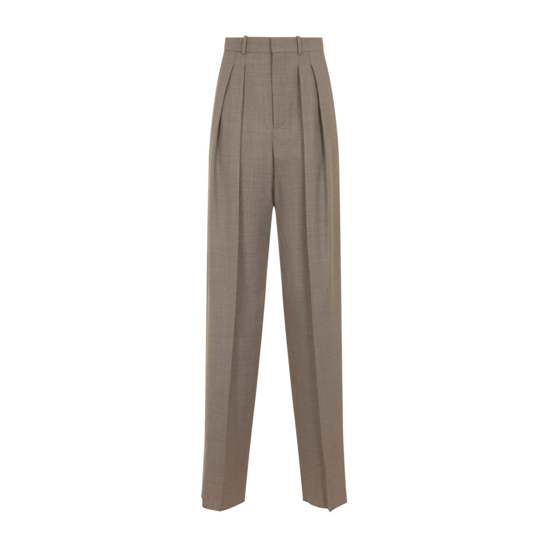 Saint Laurent Tailored Beige Wool Pants