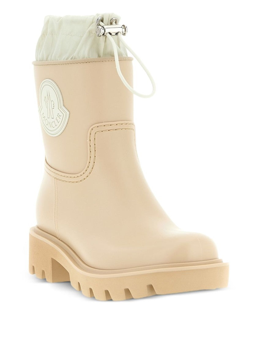 Moncler Chunky-Sole Ankle Boots With Quilted Cuff And Logo Patch