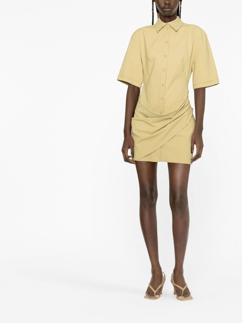 Jacquemus Draped Shirt Dress