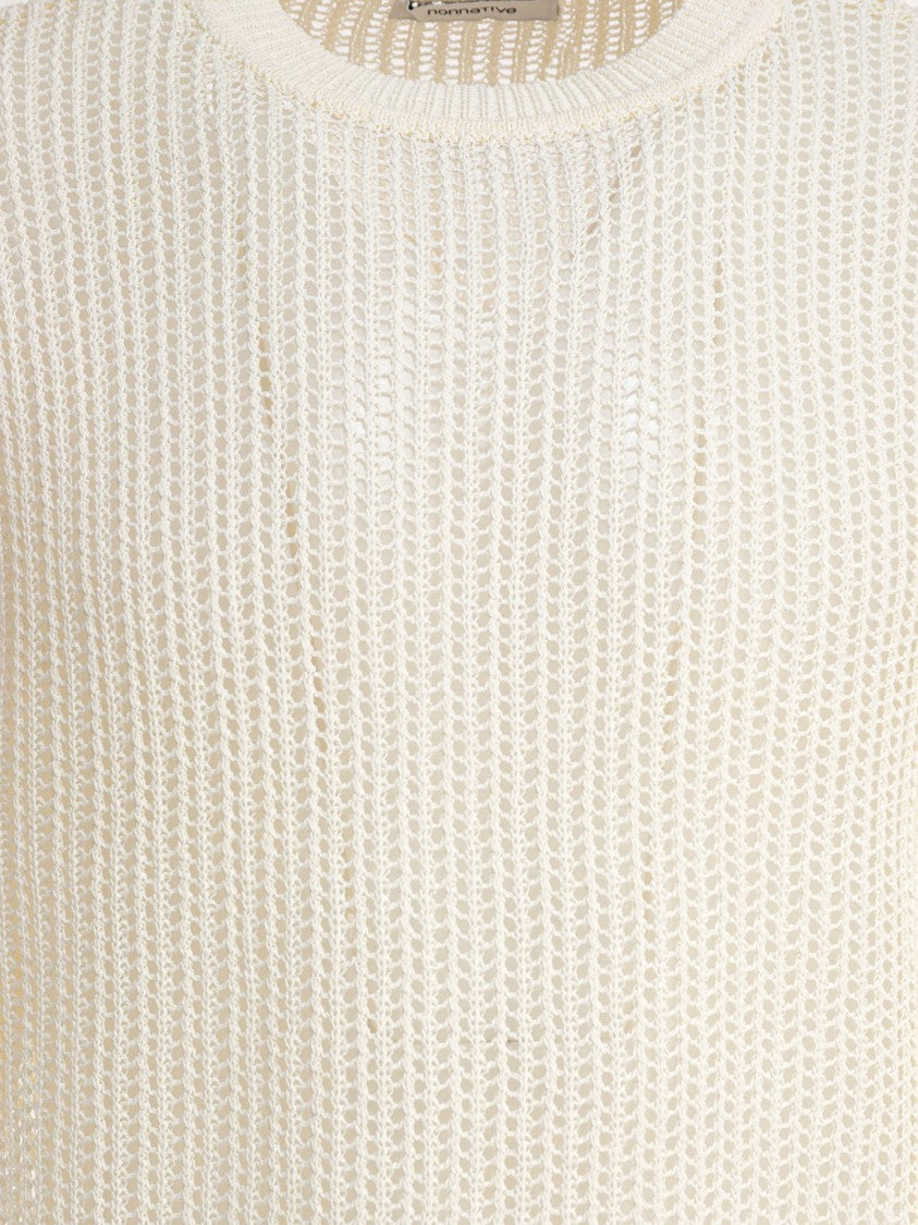 Nonnative Loose Open-Knit Sweater With Ribbed Detailing