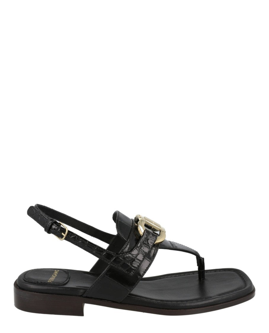 Ferragamo Lula Leather Sandals