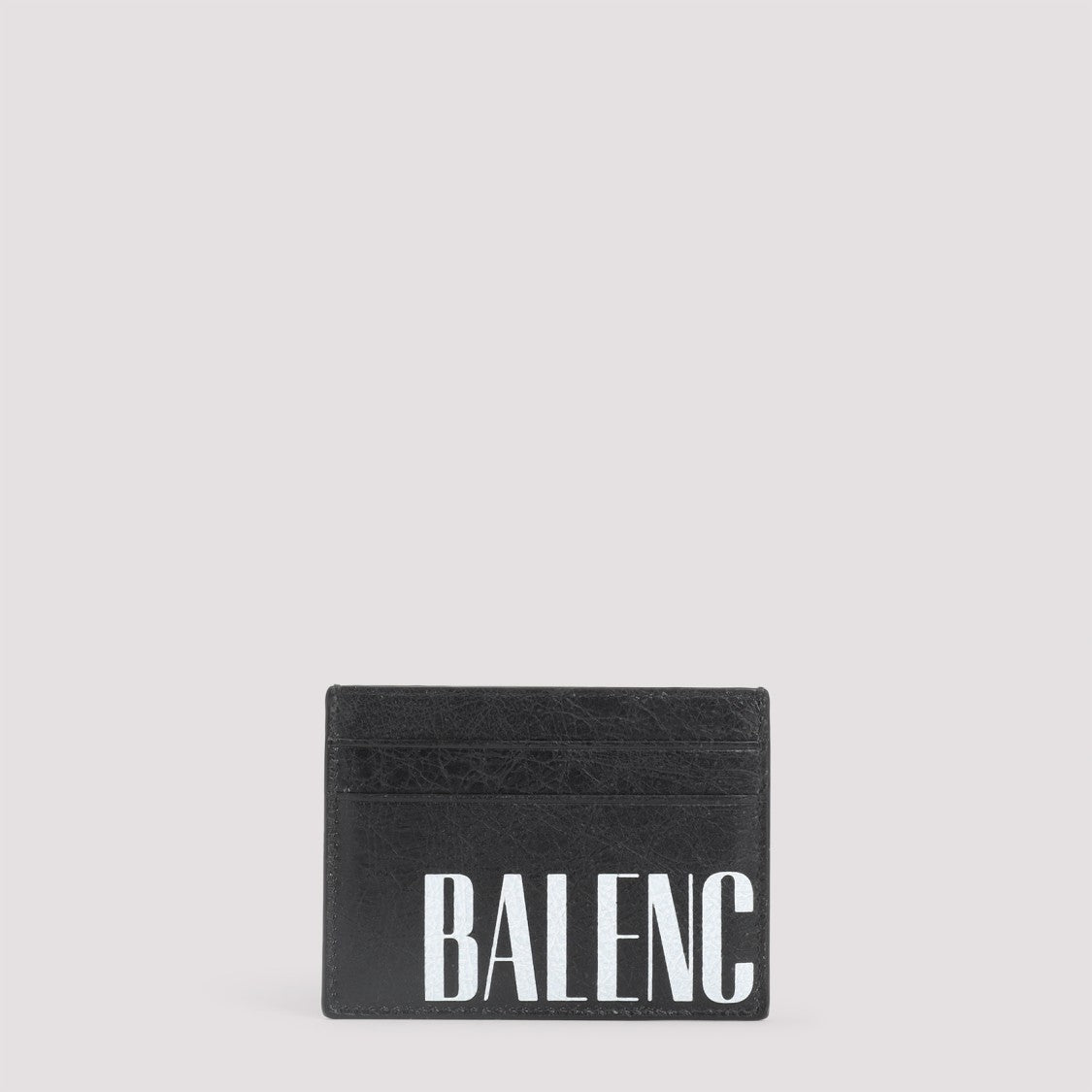 Balenciaga Editor Black Leather Card Case