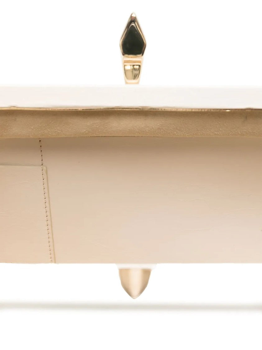 Benedetta Bruzziches Structured Handbag With Detachable Shoulder Strap