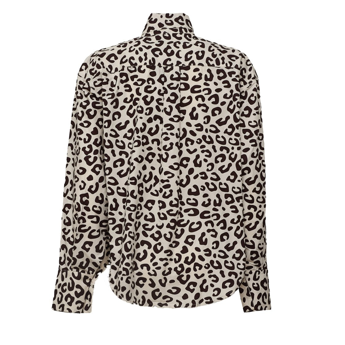 Essentiel Antwerp Kaleesi Leopard Print Pussy Bow Tie Blouse