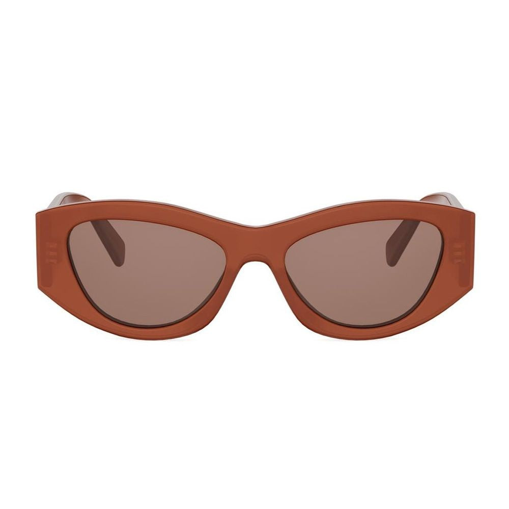 Celine Triomphe Cat-Eye Sunglasses With Sculpted Acetate Frame
