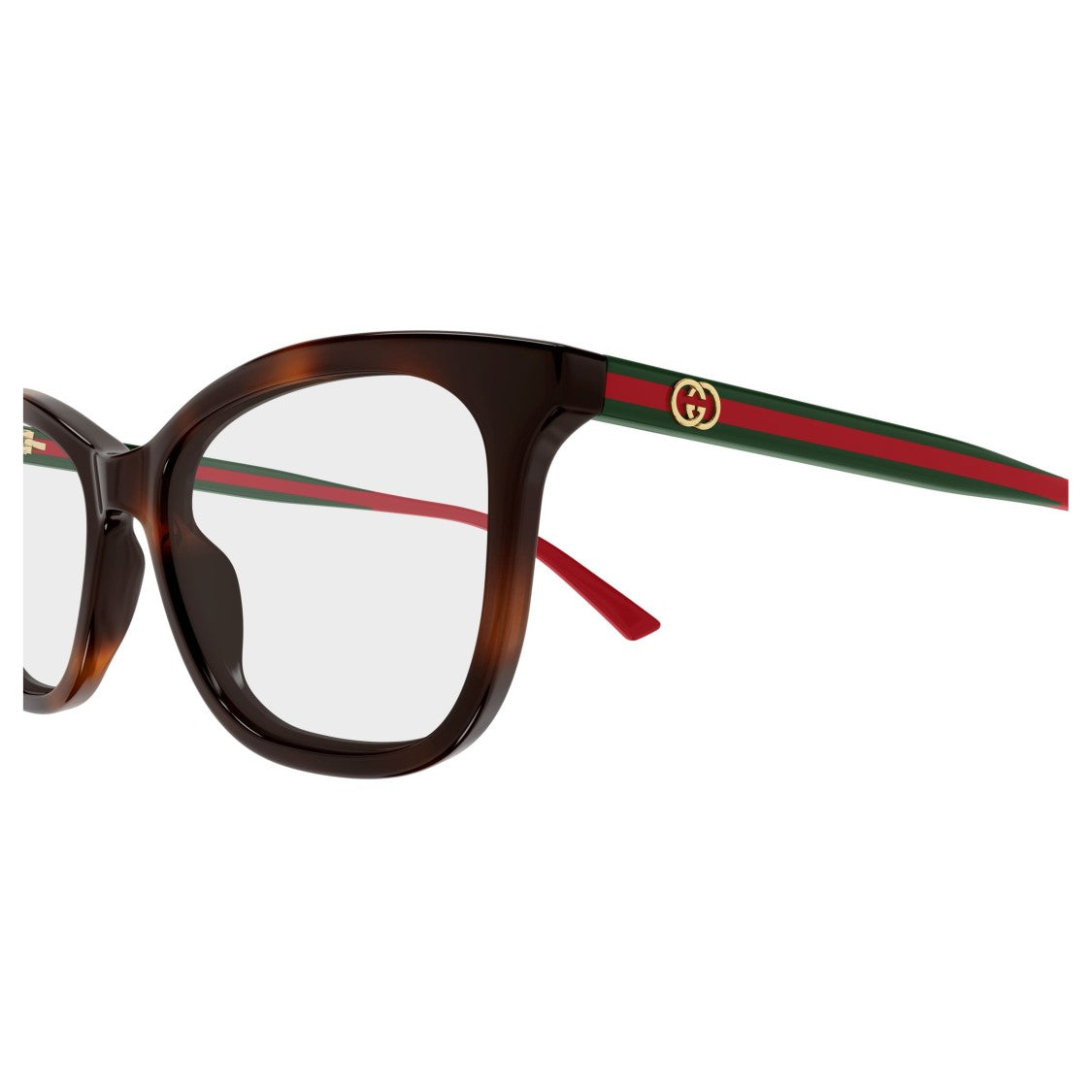 Gucci Gg2117o Tortoiseshell Square Frame Eyeglasses