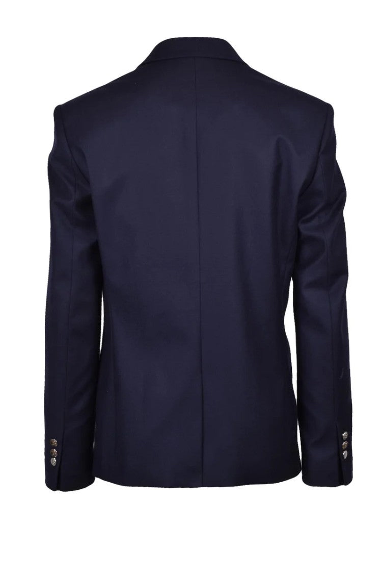 Balmain Double-Breasted Jacket - Blue