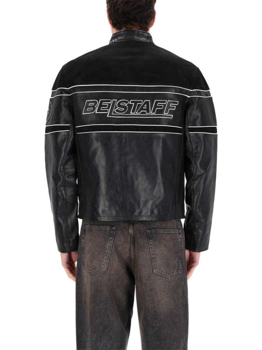 Belstaff Competition Speed White Stripes Jacket