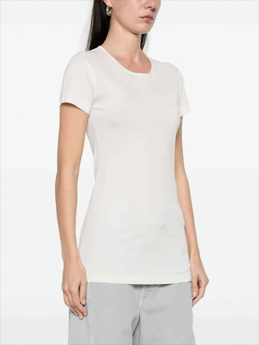 Lemaire Fitted White Cotton Short-Sleeve T-Shirt