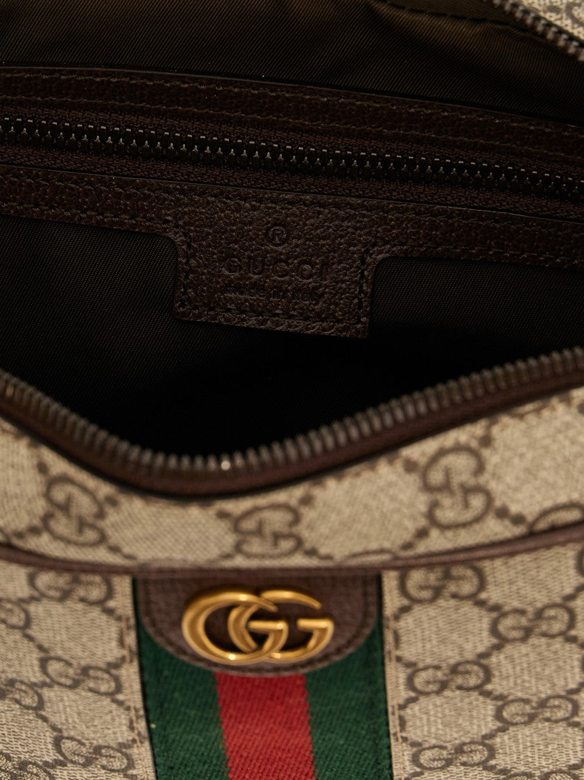Gucci Rectangular Beauty Case In Gg Supreme Fabric