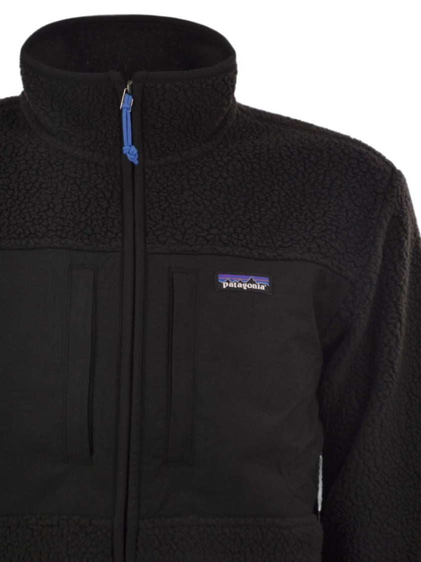 Patagonia Textured Fleece Smooth Chest Panel Jacket