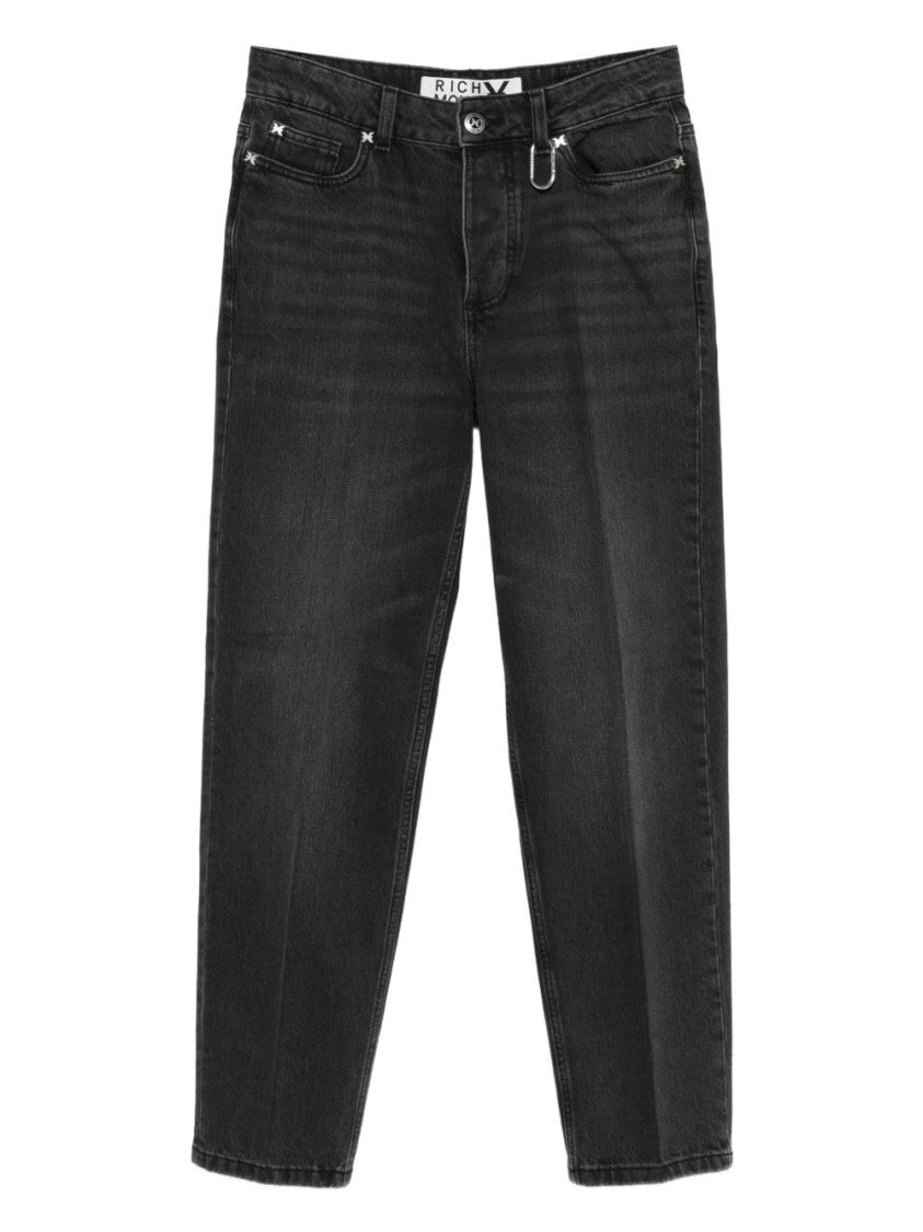 Richmond Classic Five-Pocket Black Jeans