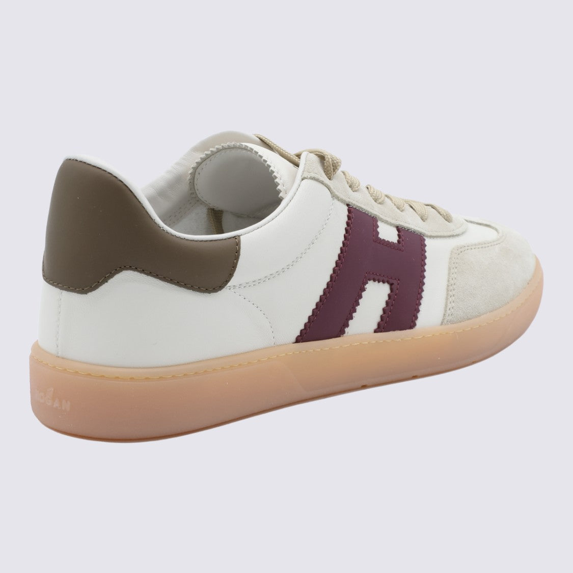 Hogan Low-Top Sneakers With Contrast Suede Overlays