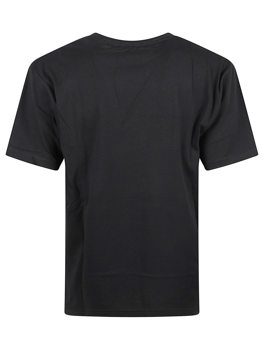 Valentino Garavani Crew Neck Black Cotton T-Shirt