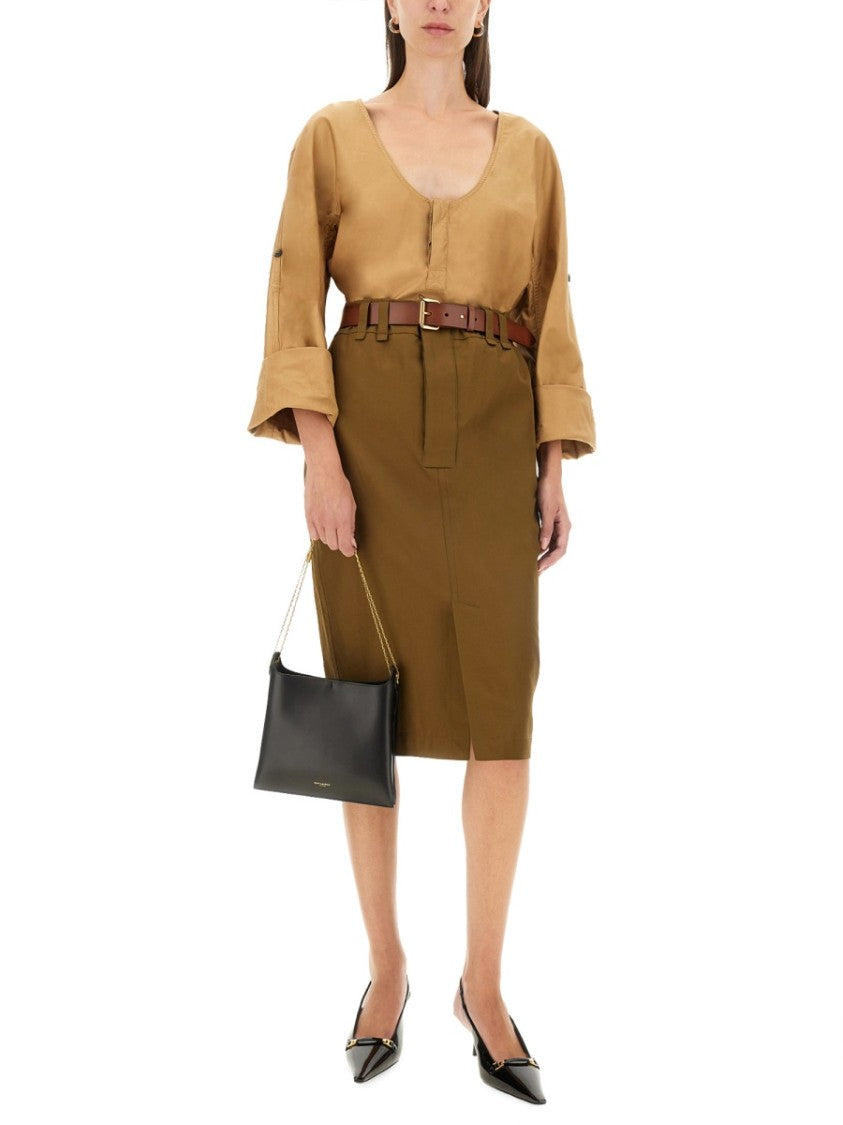 Saint Laurent Henley Blouse