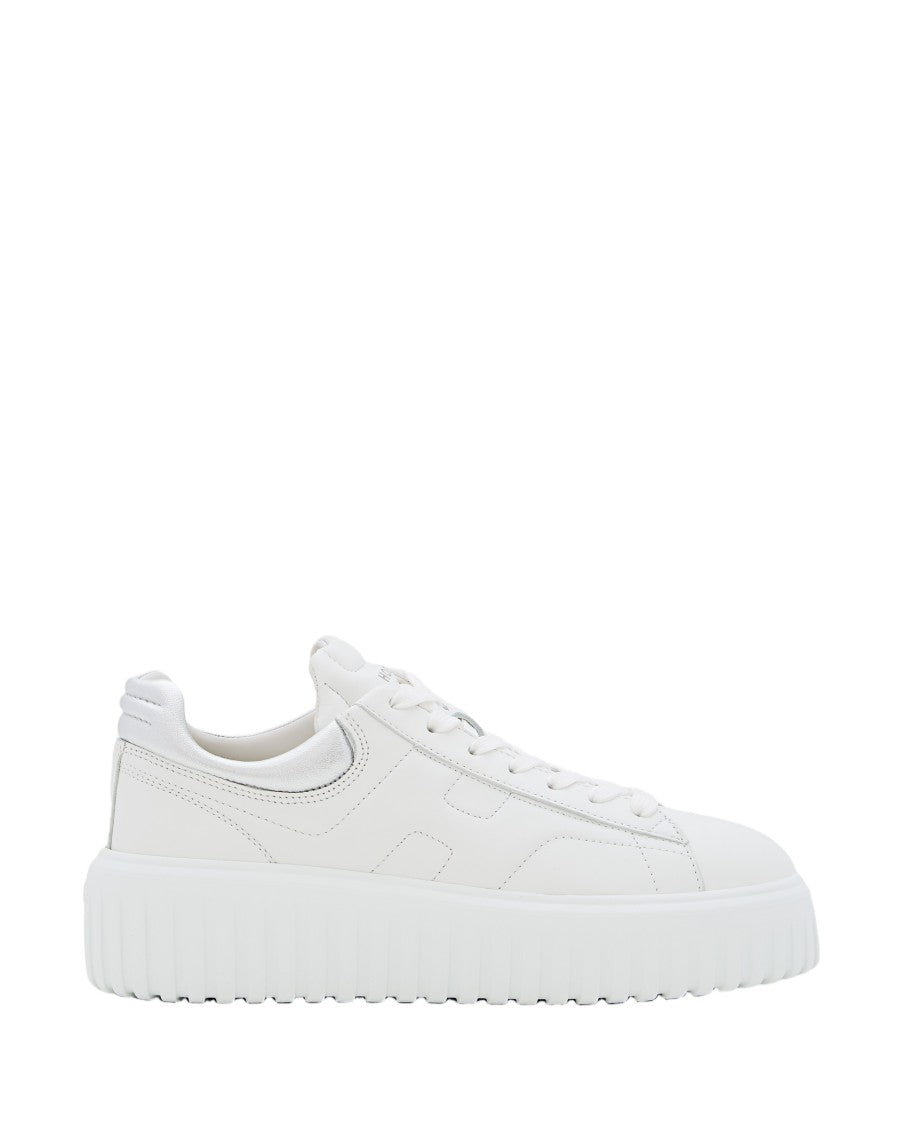 Hogan Nappa Leather Lace-Up Sneakers With Memory Foam Footbed