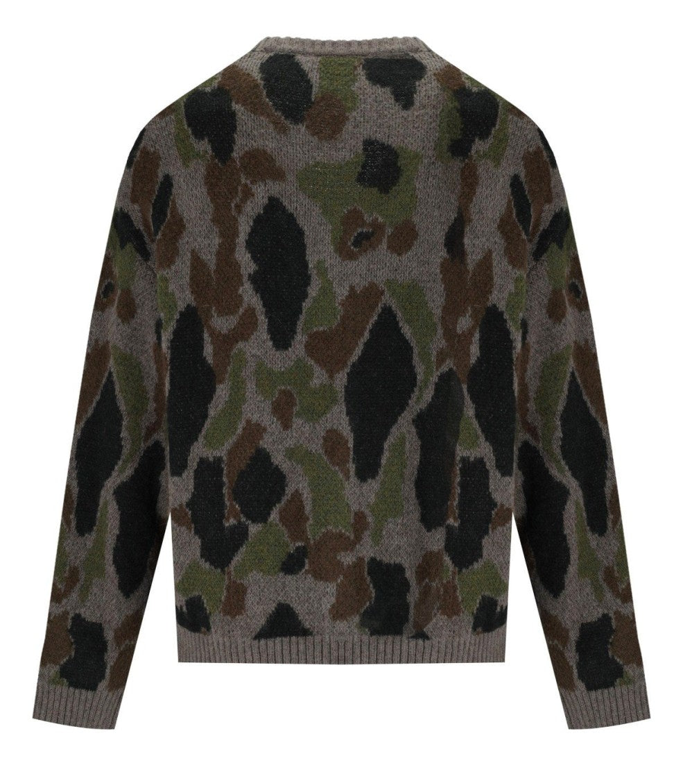 Carhartt Wip Merton Camo Duck Grey Cardigan
