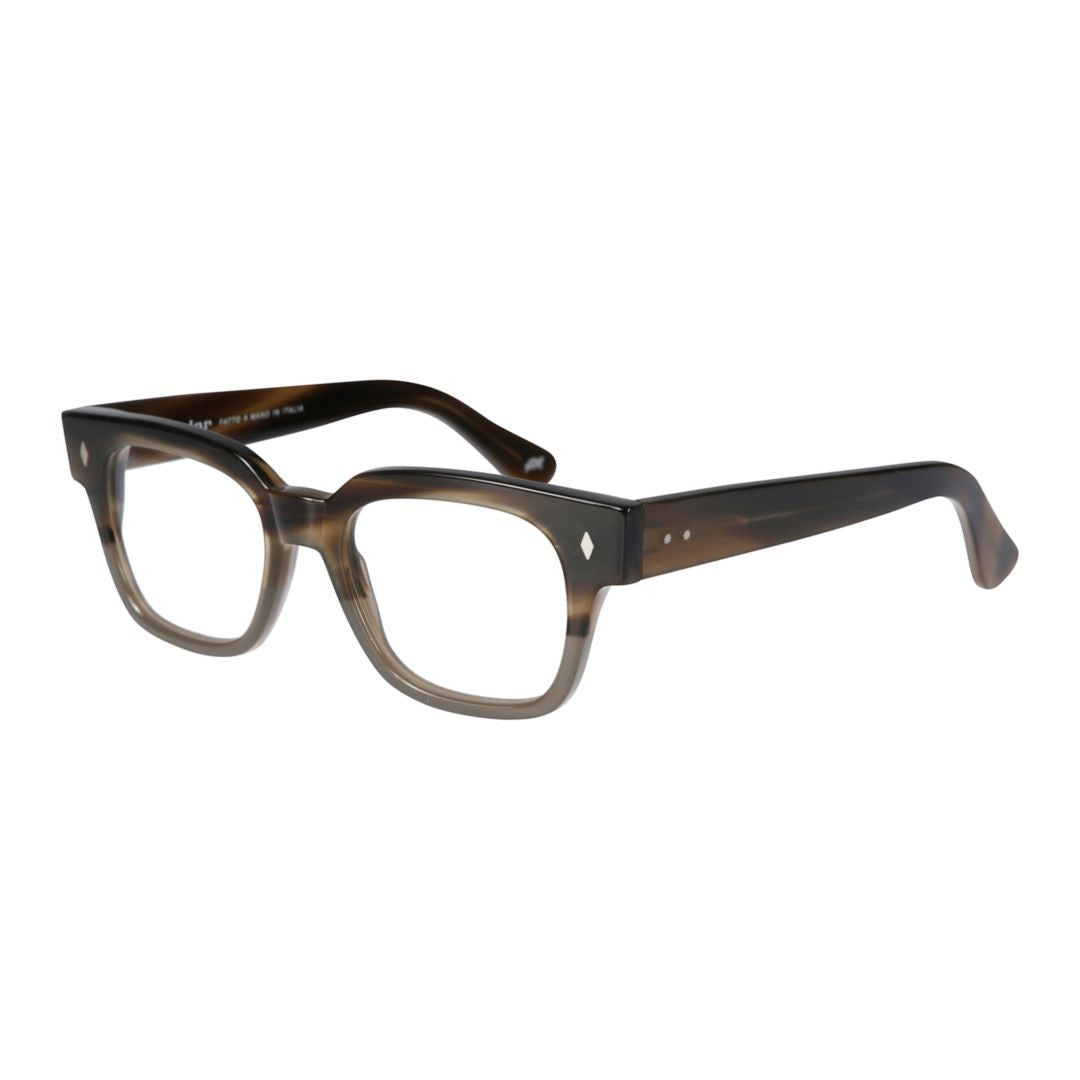 Kador Timeless 1962 Gradient Tortoiseshell Square Frame Eyeglasses
