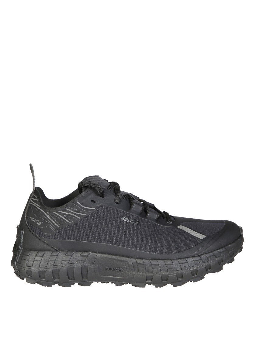 Norda Black Bio-Dyneema Reflective Sneakers