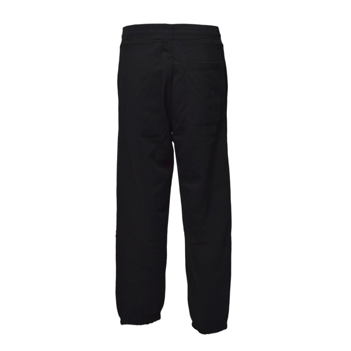 Msgm Black Cotton Sports Trousers