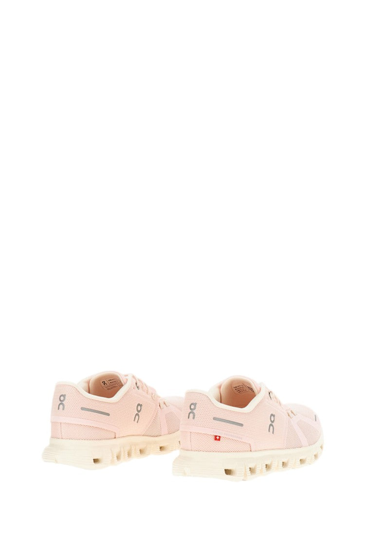 On Running Pink Cloud 6 Mesh Speed-Lacing Sneakers