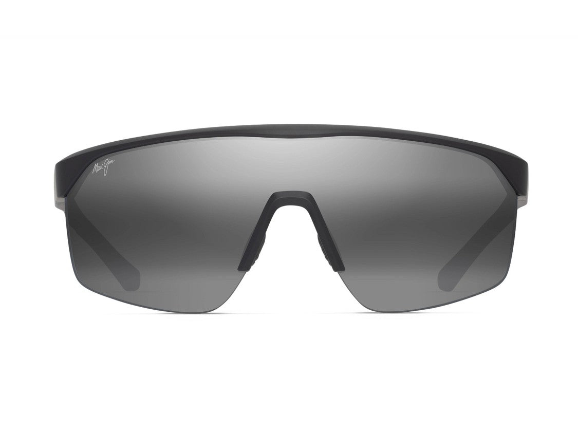 Maui Jim Grey Mj0595s Wraparound Shield Sunglasses