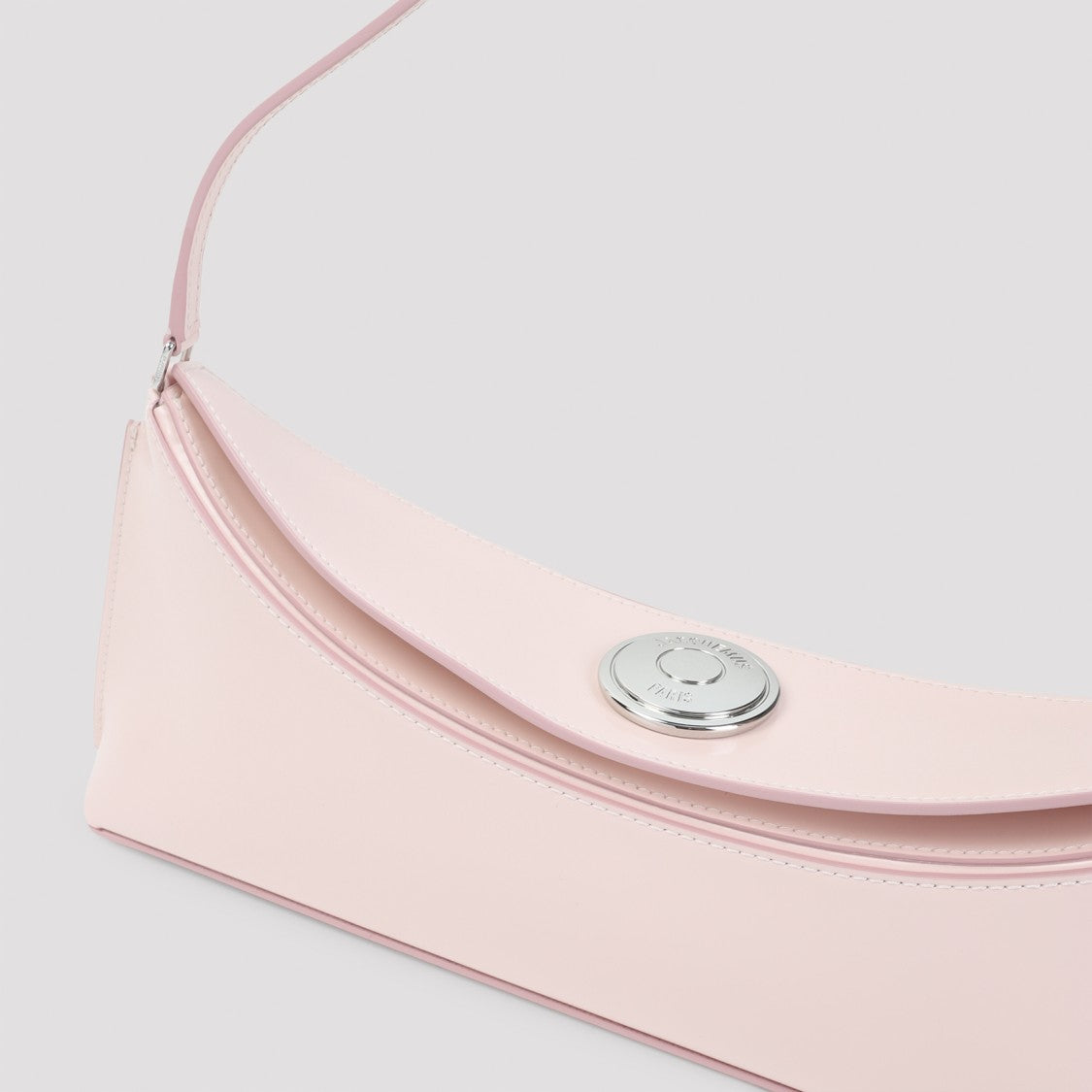 Jacquemus Smooth Pink Leather Le Calisso Handbag
