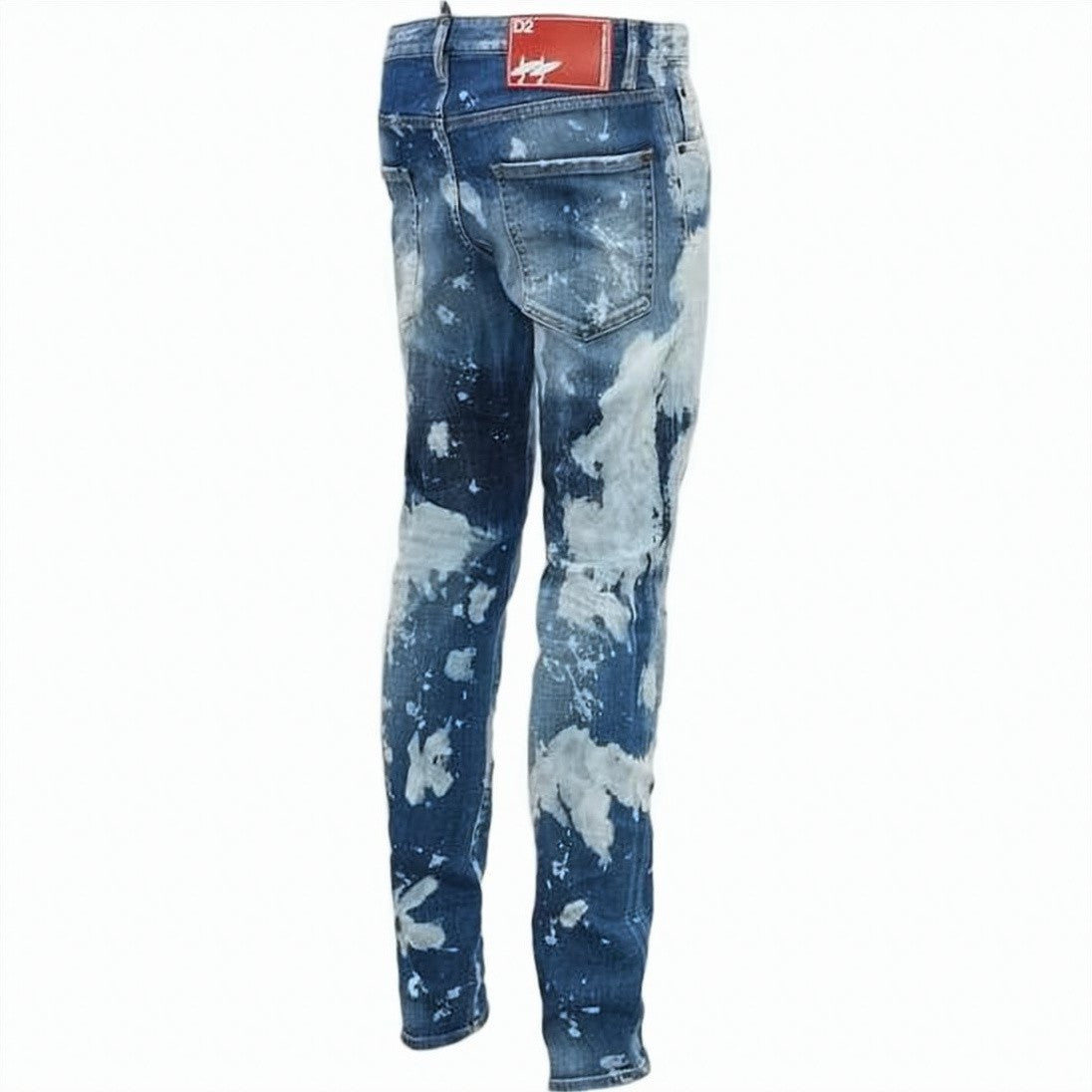 Dsquared2 Slim-Fit Denim Pants With Distinctive Bleached Effect