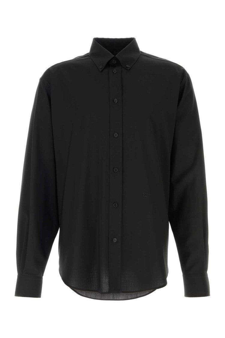 Fendi Black Wool Shirt