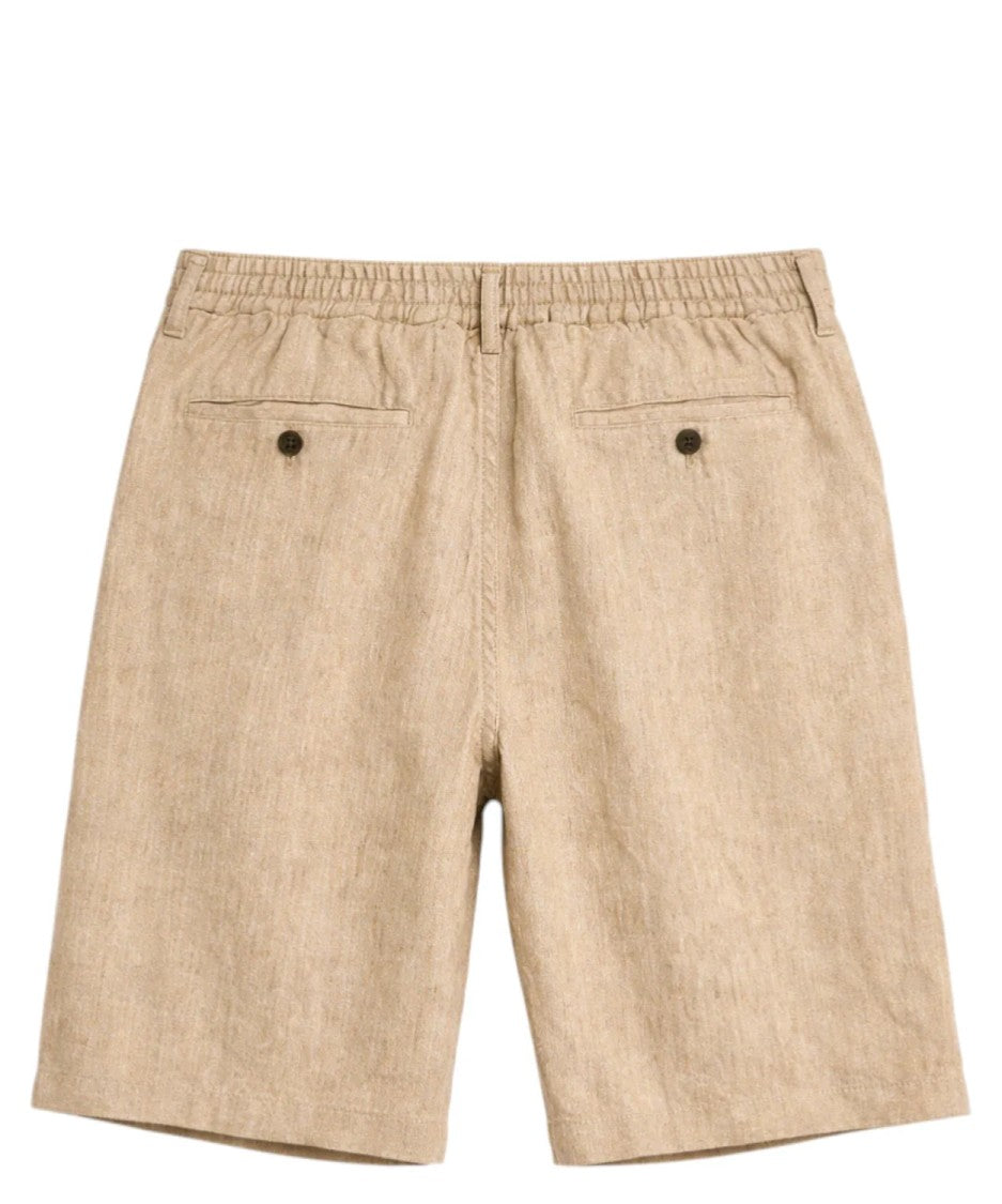 Mc2 Saint Barth Tailored Flat Front Shorts With Button Closure