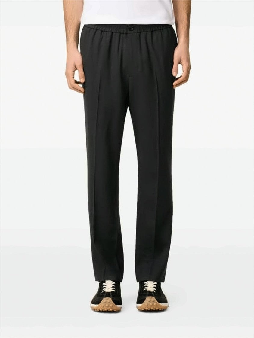 Ami Tailored Straight-Leg Wool Suit Pants