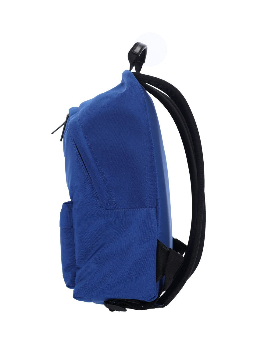 Givenchy Blue Fabric Backpack With Adjustable Straps
