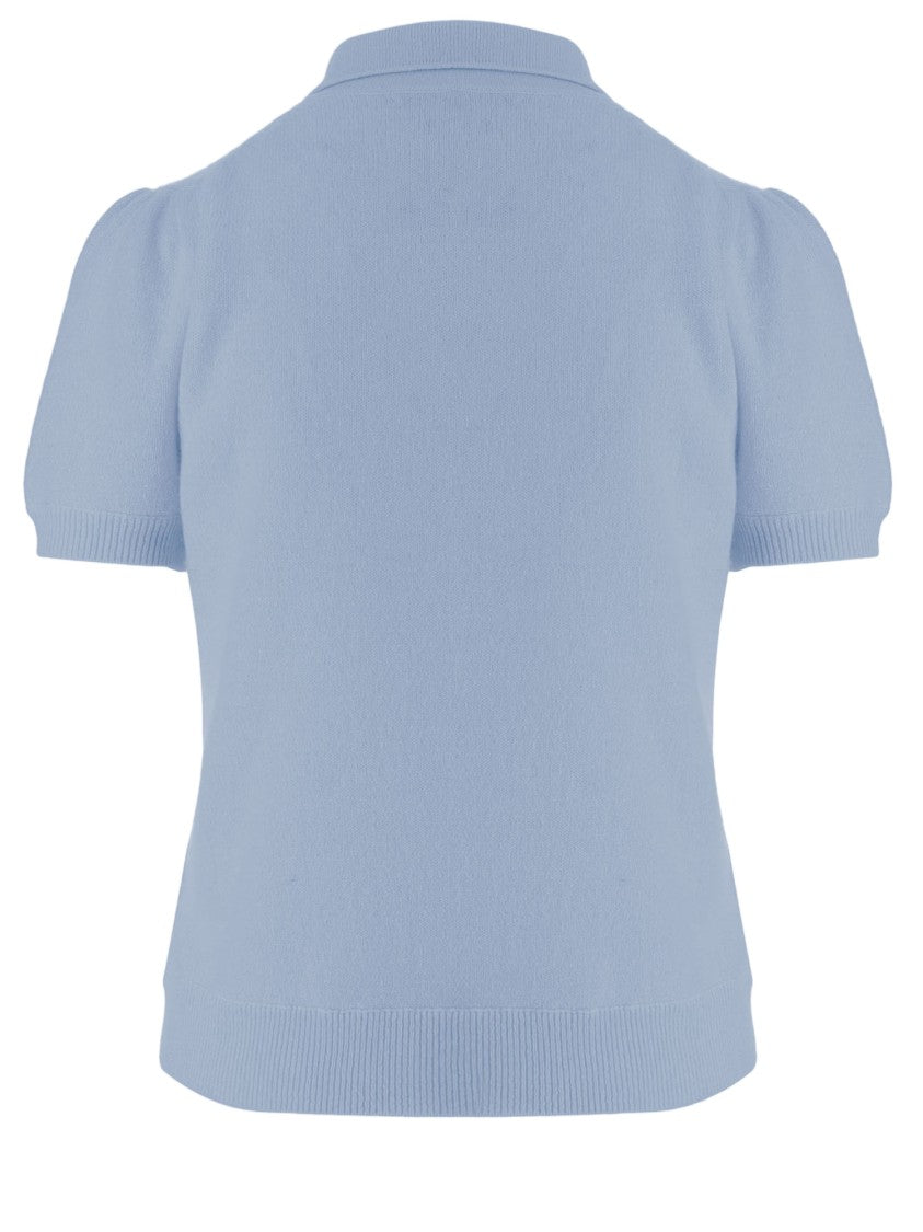 Allude Cashmere Polo Shirt With Classic Collar