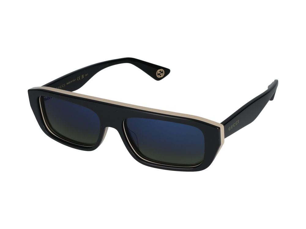 Gucci Black Bold Oversized Square Sunglasses