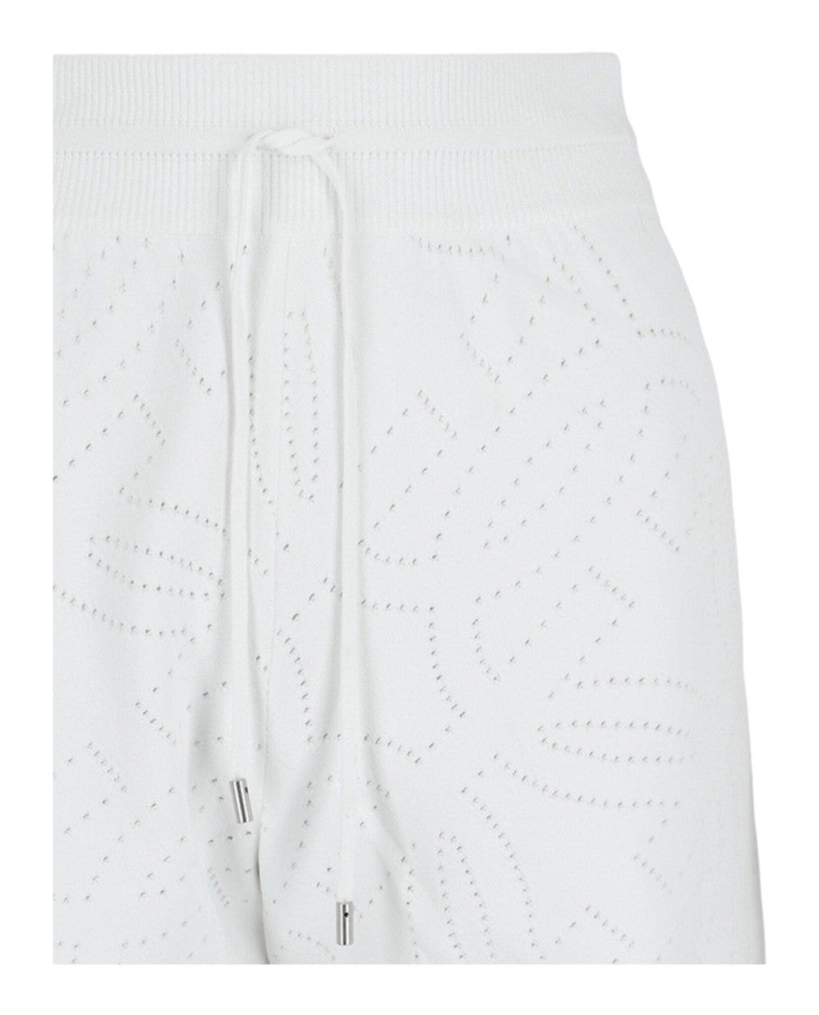 Ferragamo Gancini Pattern Drawstring Shorts