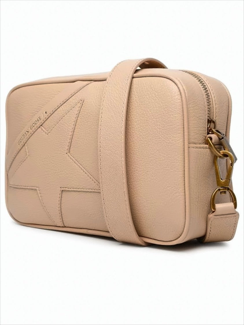 Golden Goose Textured Goat Leather Shoulder Bag