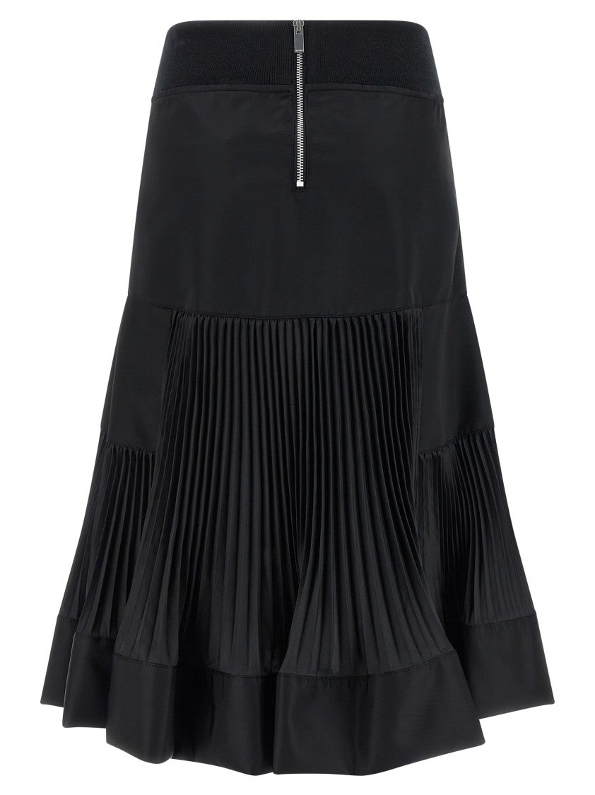Sacai Pleated Insert Skirt